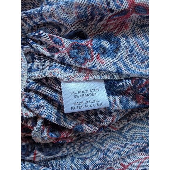 NWT MISA MISA LOS ANGELES Halter-Neck Mesh Midi Dress Size XS Blue #MB446 - Picture 9 of 11